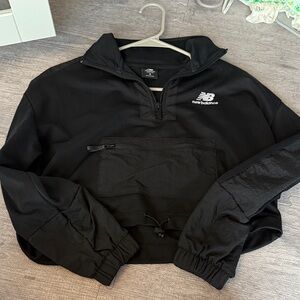 New Balance Black Half-Zip Pullover